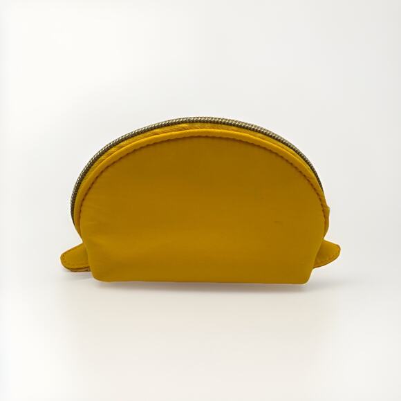 Sondra Roberts‎ SR2 Nylon Coin Purse Yellow Half Moon Pouch Water Resistant - Picture 2 of 7